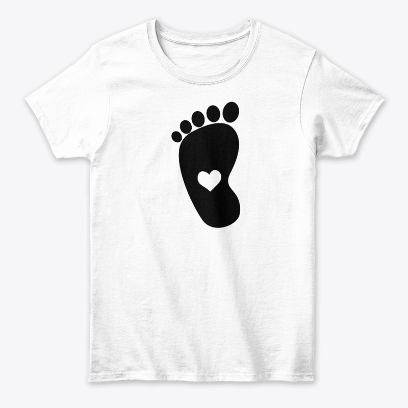 Baby Footprint with Heart