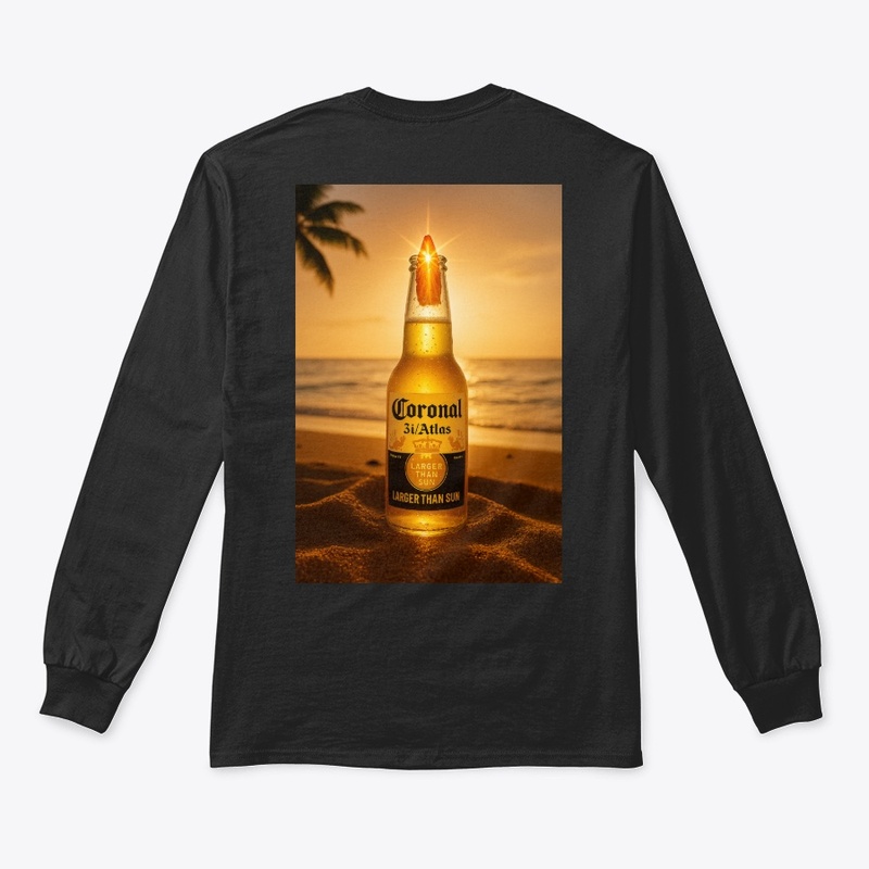 Corona Larger than Sun w/ Patch Logo