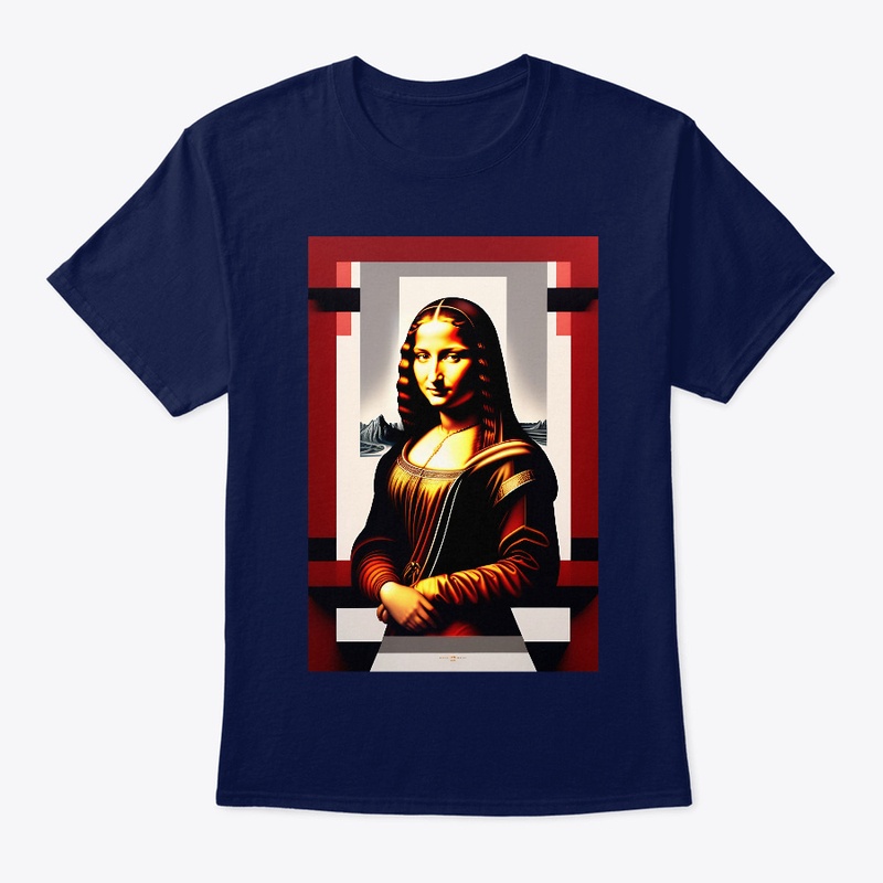 Monalisa Unique on customized T-Shirt