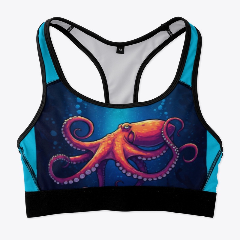 Bright Colorful Octopus