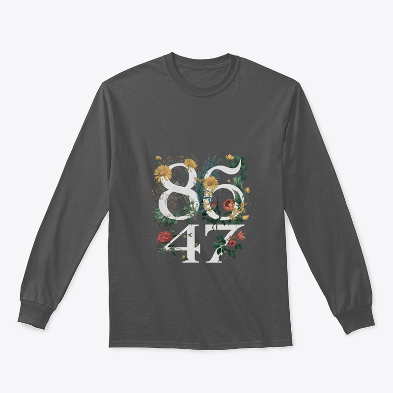 8647 Floral Typography Design