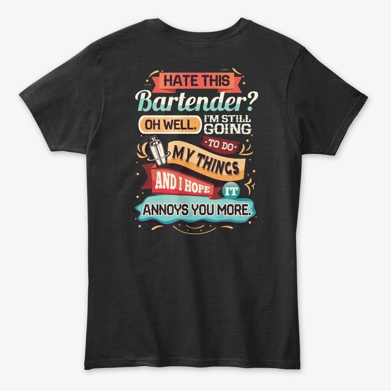 Sarcastic Bartender Shirt