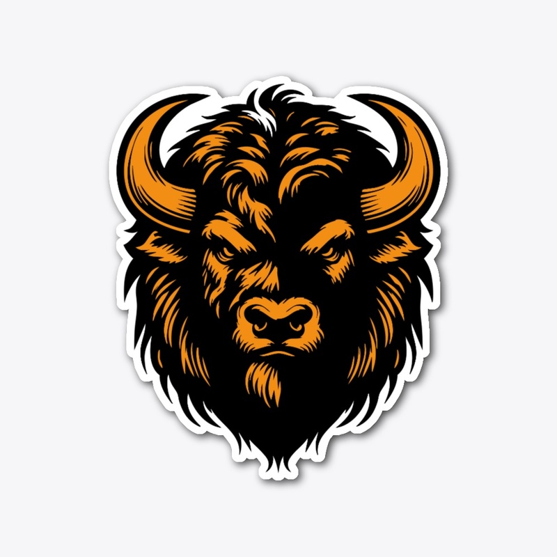 Wild Angry Bison