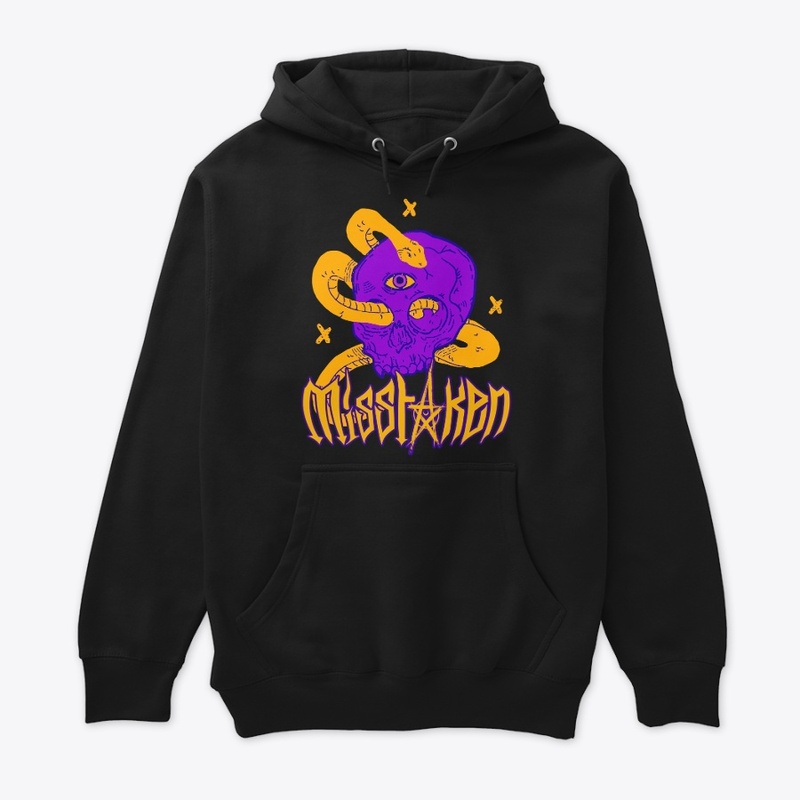 Misstaken Purple/Orange Snake & Skull