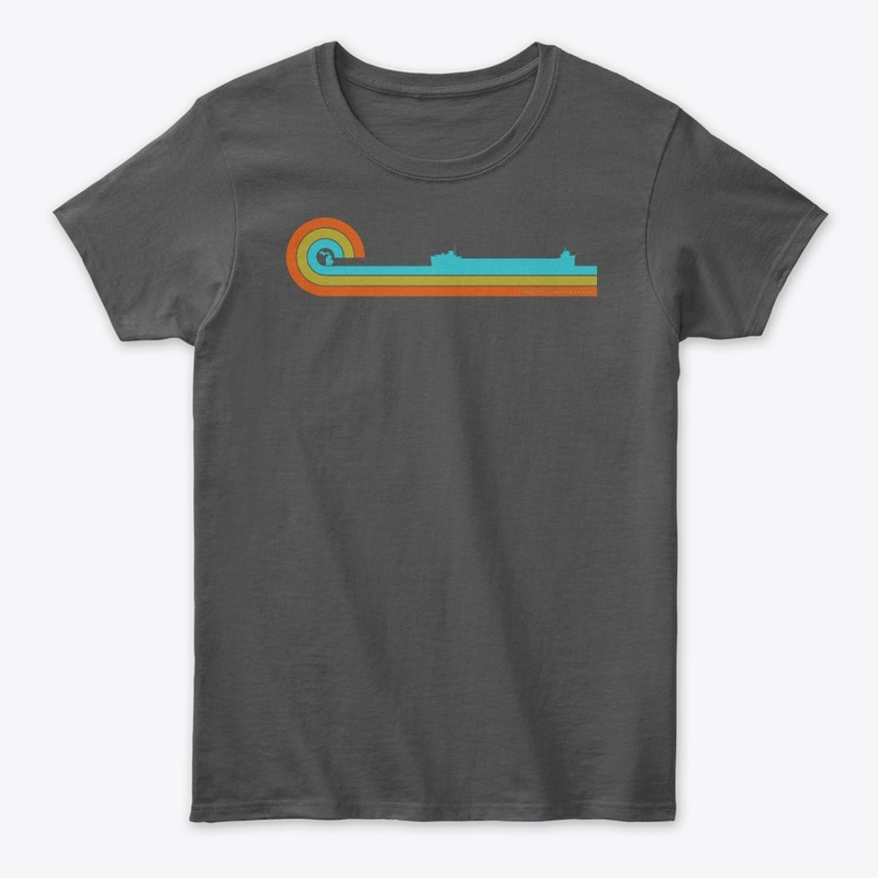 Michigan Retro Cargo Ship
