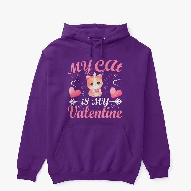 my cat is my valentine