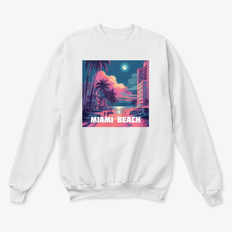 "Moonlit Magic" Miami Beach Graphic