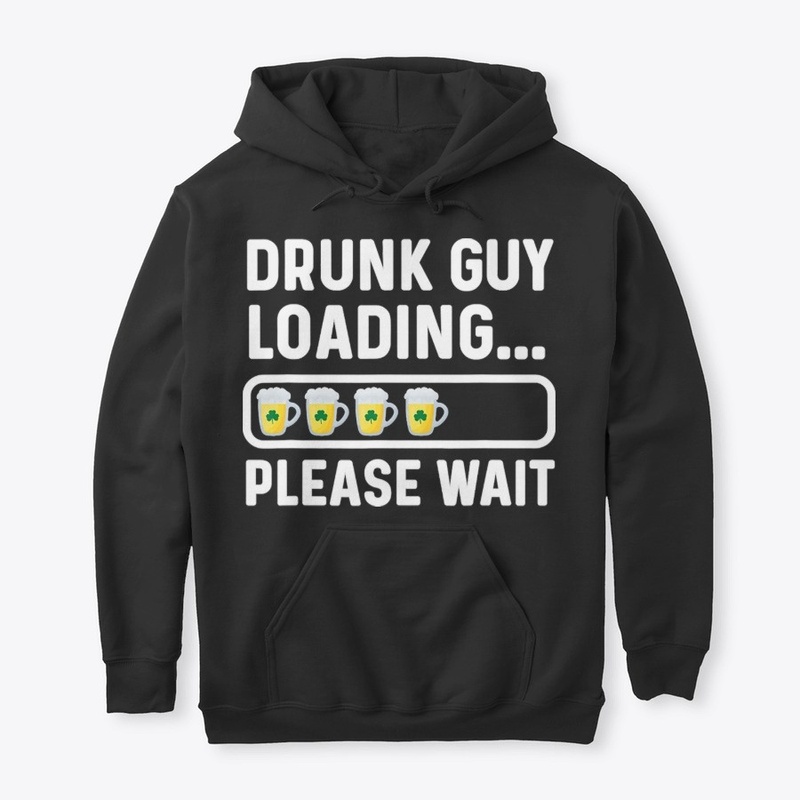 Drunk Guy St Patricks Day Drinking Match