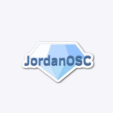 Jordan Osc Logo Sticker Standard T-Shirt Front
