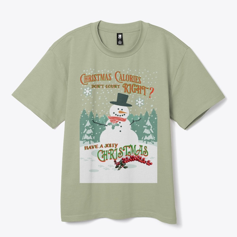 Christmas Calories don't count snowman