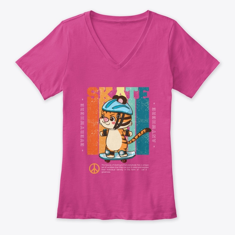 Women skate Tshirt 