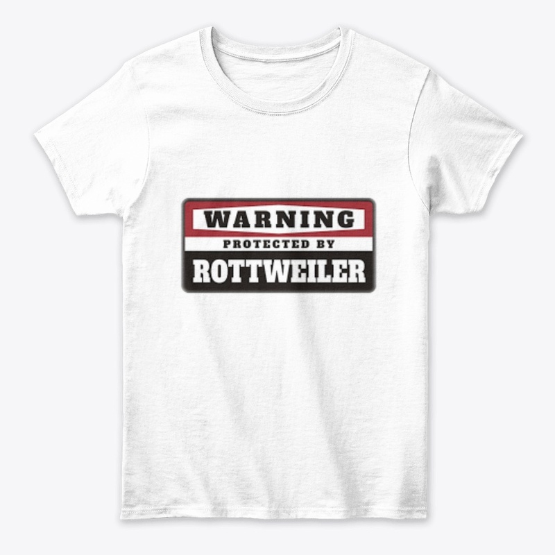 Warning Protected by Rottweiler