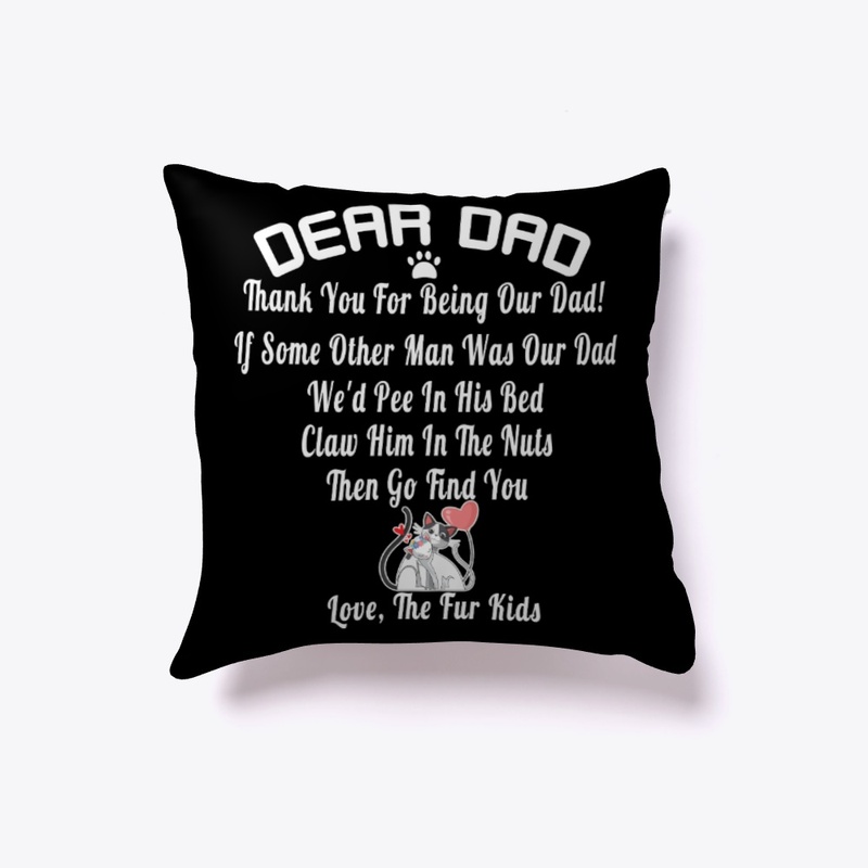 Cat Dad Gift Thank You For Being Our Dad