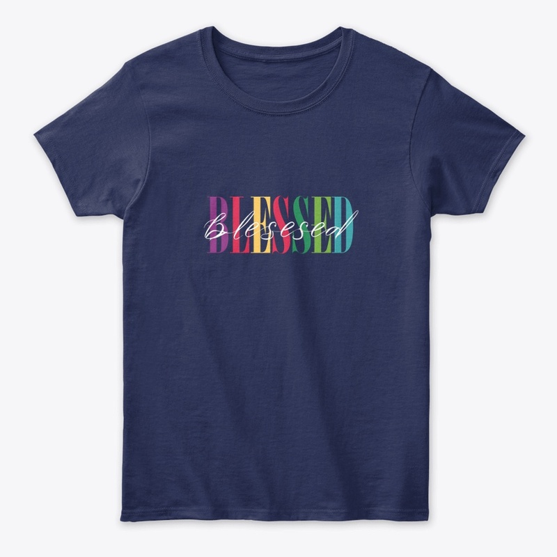 The "Blessed" t-shirt design 