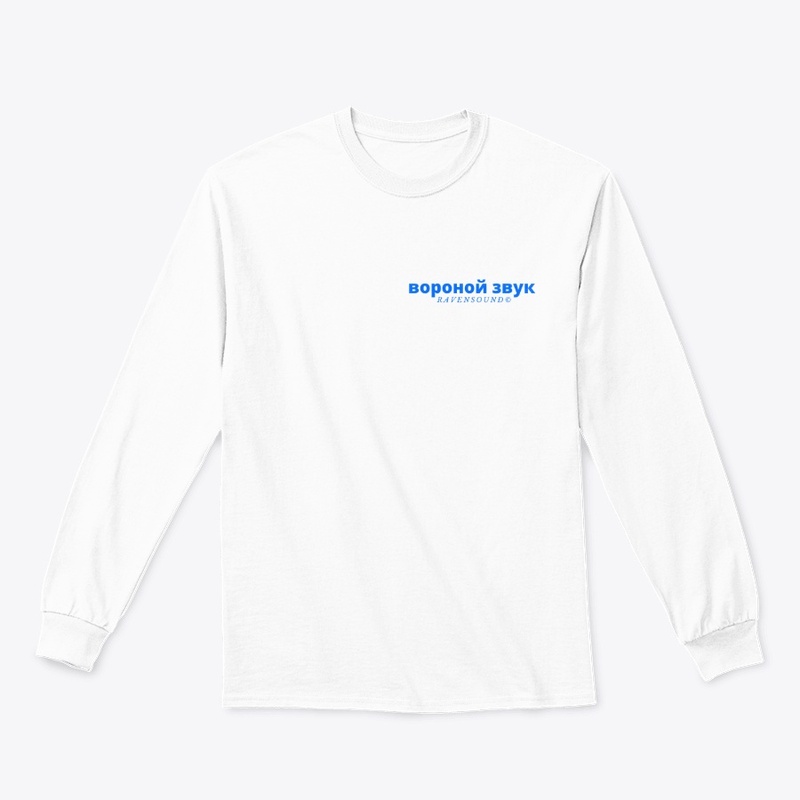 "Ravensound Logo Blue Longsleeve Tee