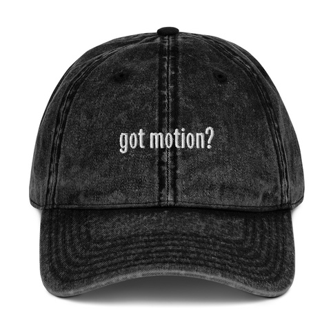 Got Motion? Black T-Shirt Front