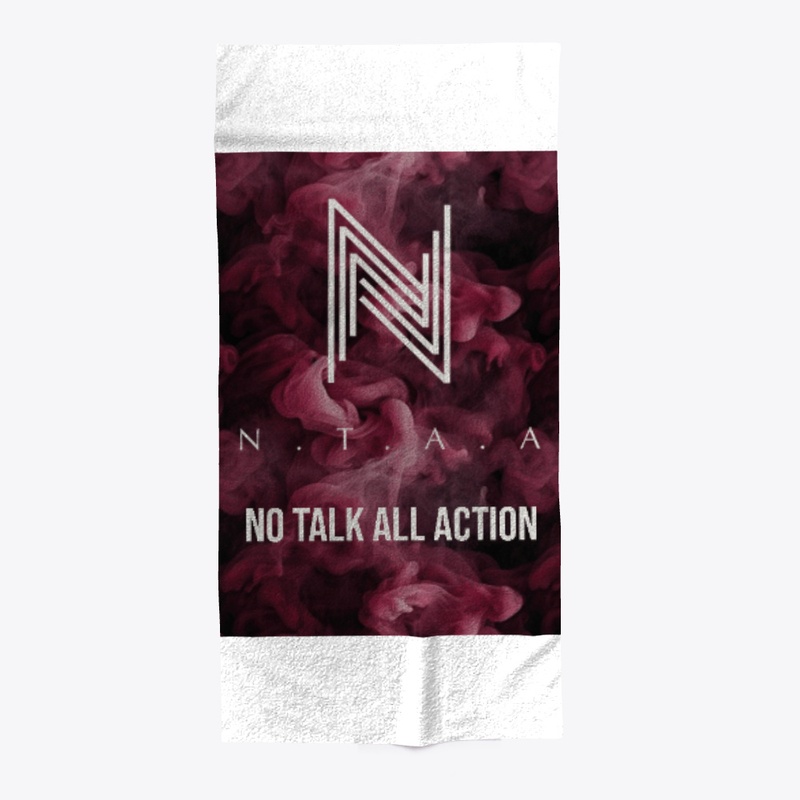 No Talk All Action - Towel