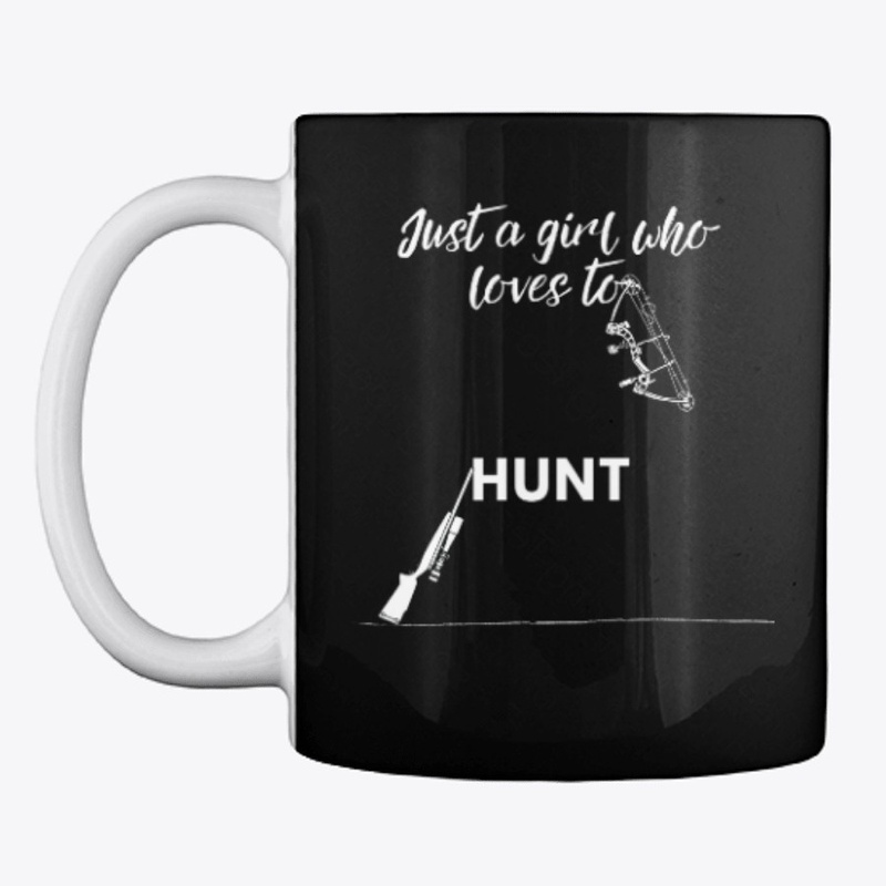 girl likes to hunt