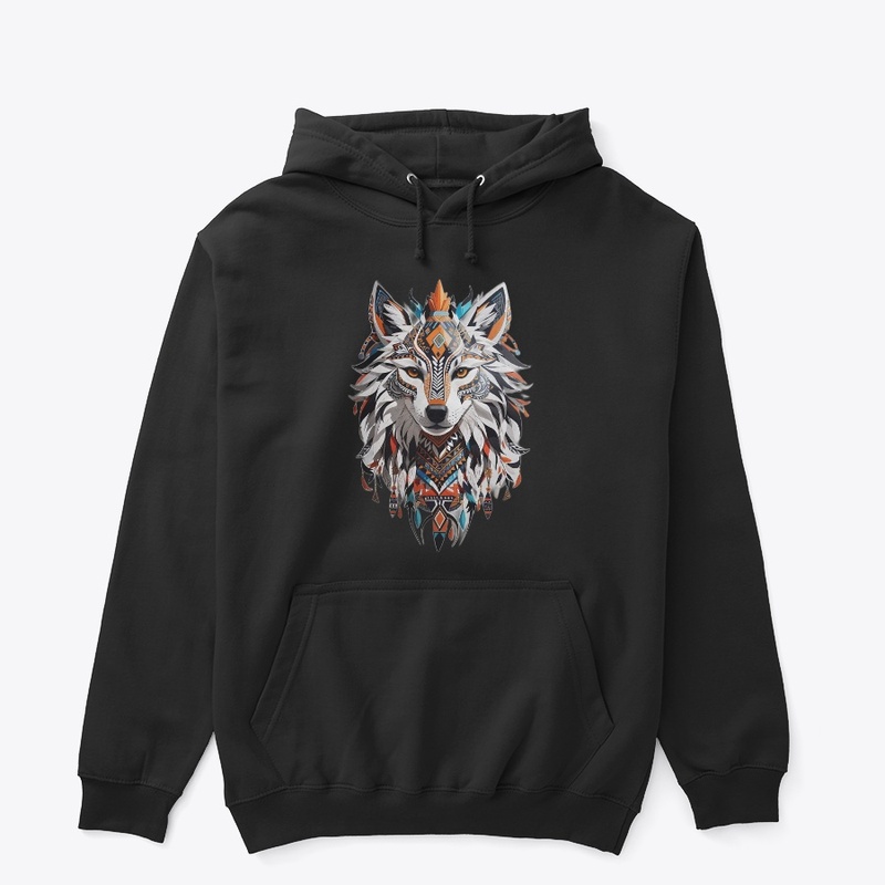 Tribal Wolf Animal Wildlife Tshirt