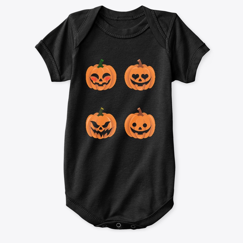 Pumpkin Emoji T-Shirt Halloween Costume