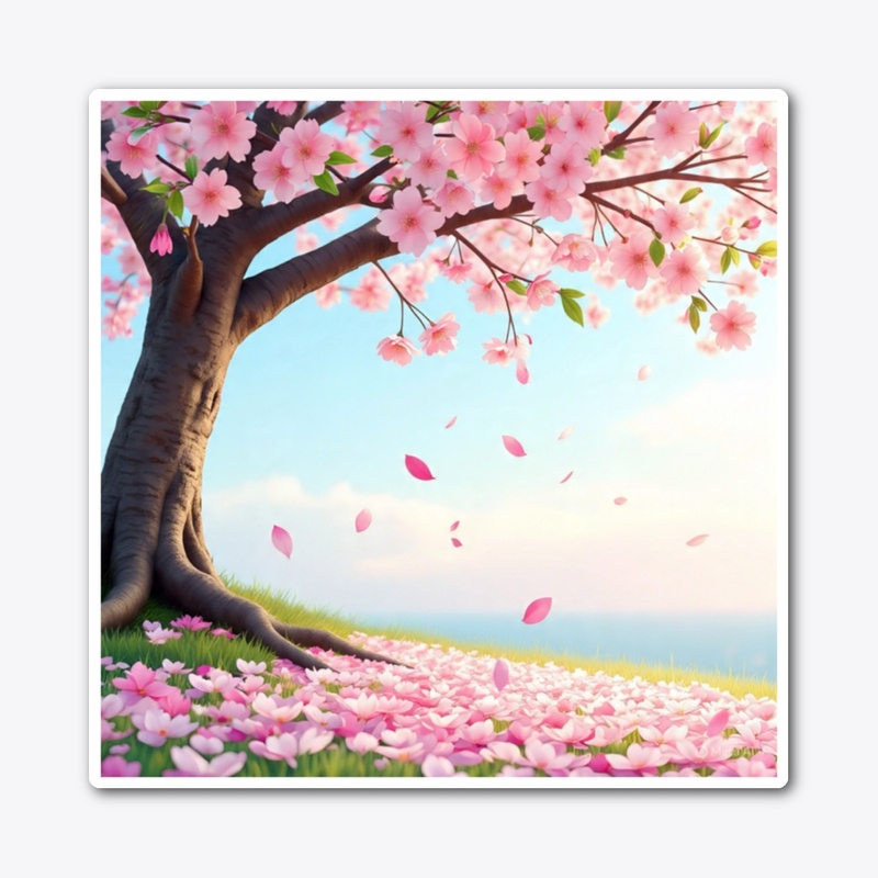 Sakura Petals in the Wind 🌸
