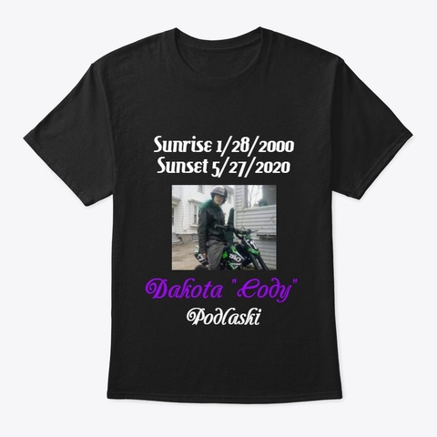 Justice For Dakota Black T-Shirt Front