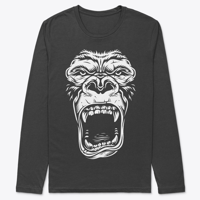 Angry gorilla