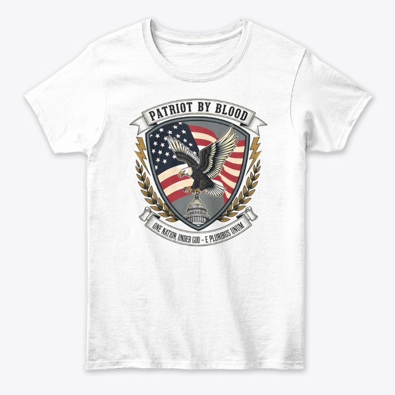 Patriotic by Blood Eagle Shield Design