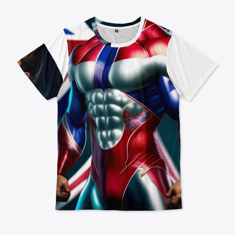 bodybuilder superhero Captain Britain