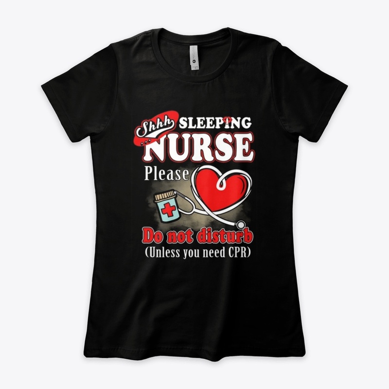 Sleeping Nurse Do Not Disturb