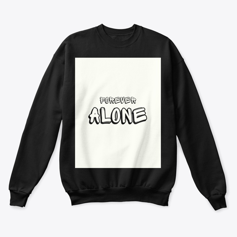 Alone plain printed design