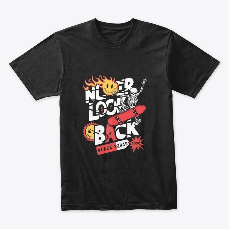 Look back t-shirt design 