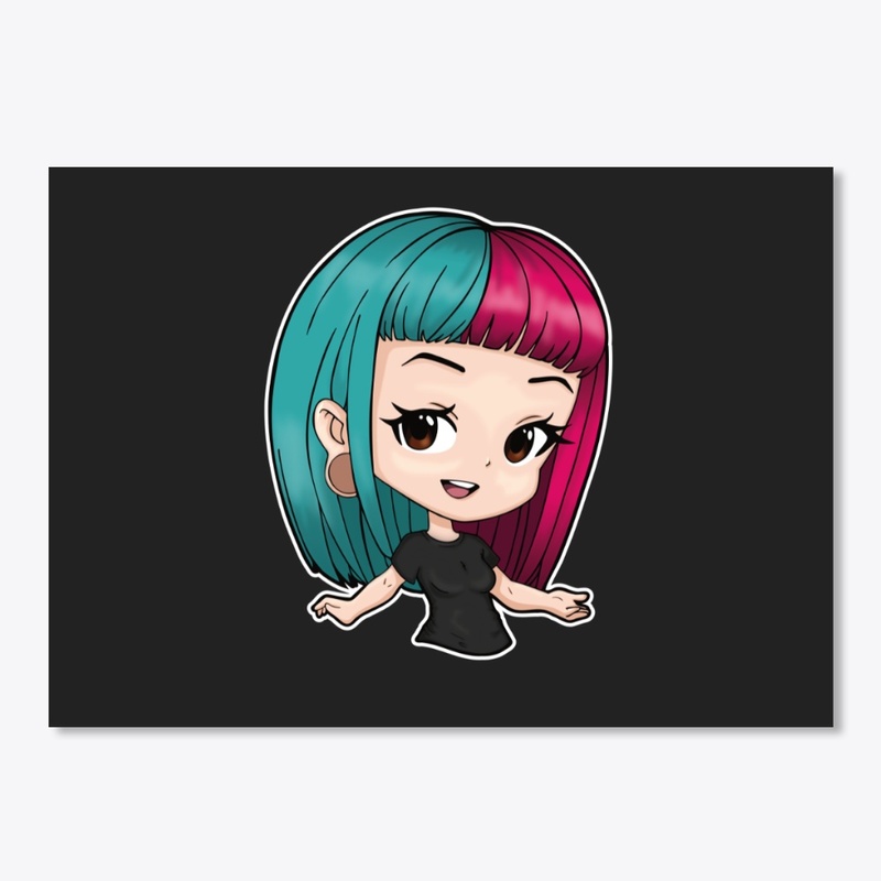 Gii - Chibi Square Sticker