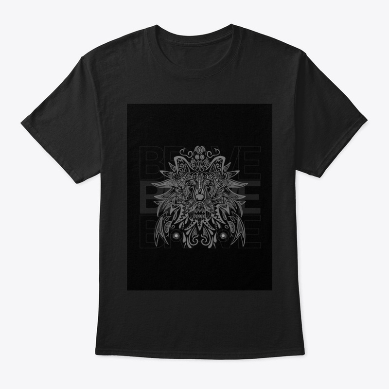 Lion printed t-shirt with unique style!