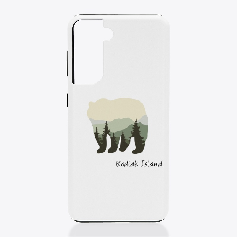 Kodiak Island Bear Silhouette