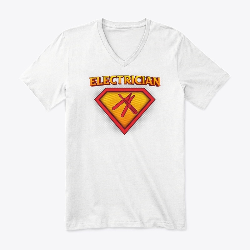 Cool Superhero Electrician Life