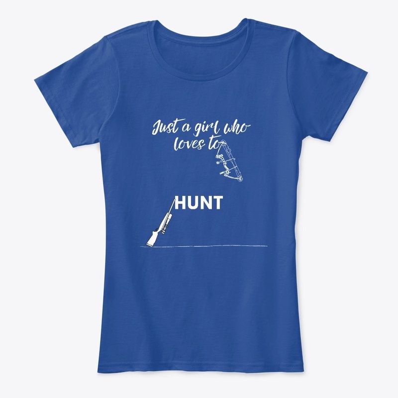girl likes to hunt