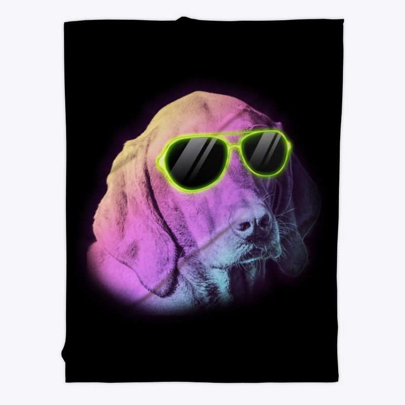 Neon Vizsla Disco Themed Gift