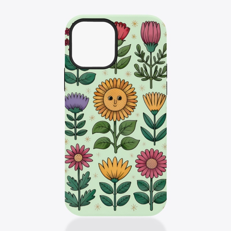 Cute Floral Cartoon Phone Case