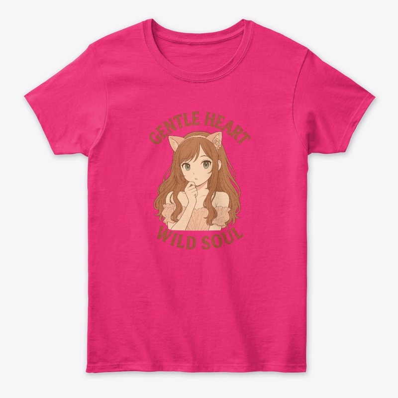 Manga Style Gentle Heart, Wild Soul