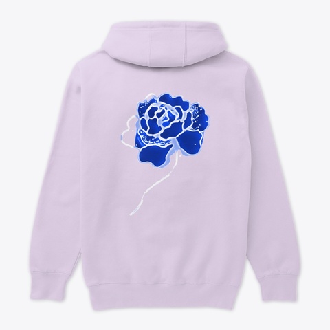 "Free 2 Live" Pink Hoodie Lilac Camiseta Back
