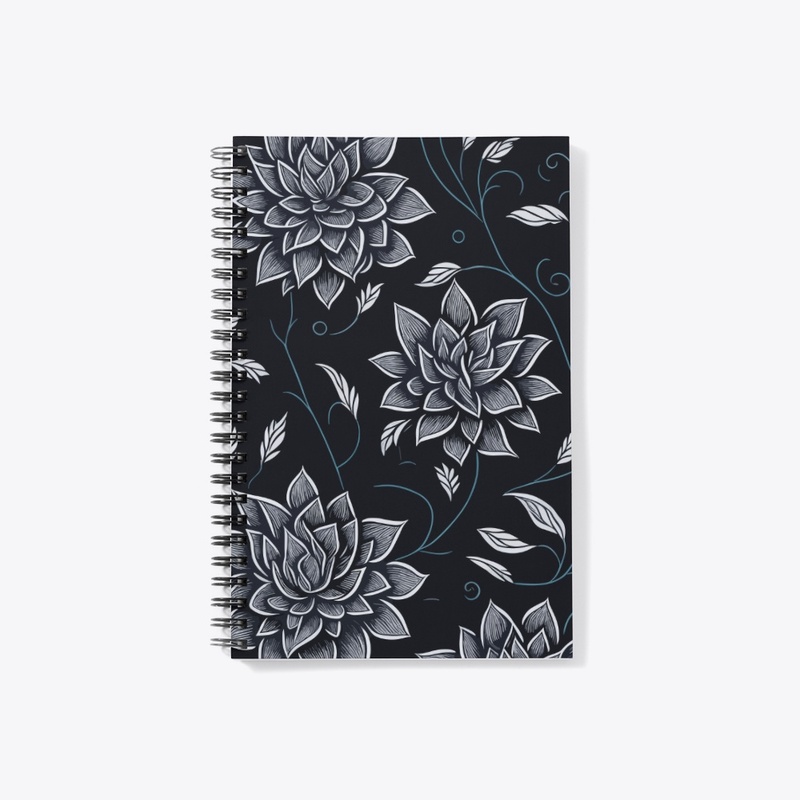 Amazing Dark Floral pattern design 