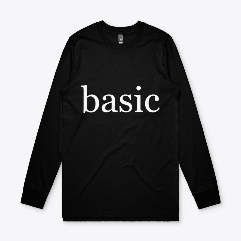 Basic Written in White
