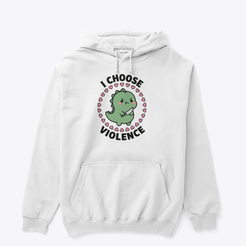 "I Choose Violence" Dinosaur Meme
