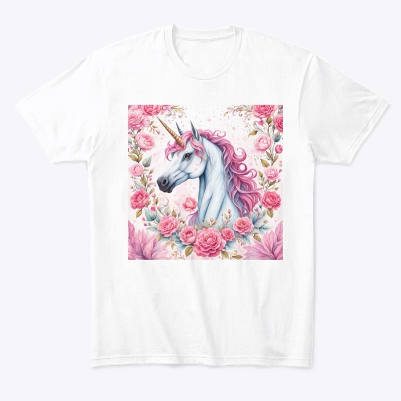 Unicorn Among Roses