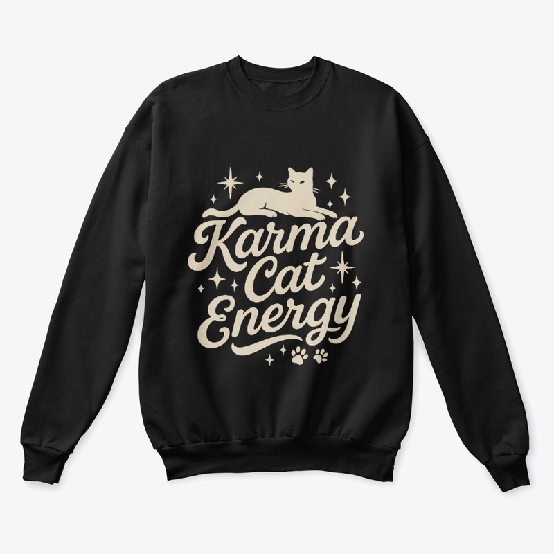 Karma Cute Cat Energy T-shirt