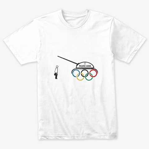 Beijing, 2022
 Heather White Camiseta Front
