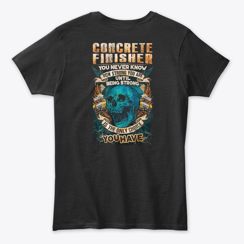 Concrete Finisher Being Strong Hoodie