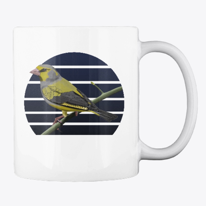 jz.birds Greenfinch Bird Animal Art