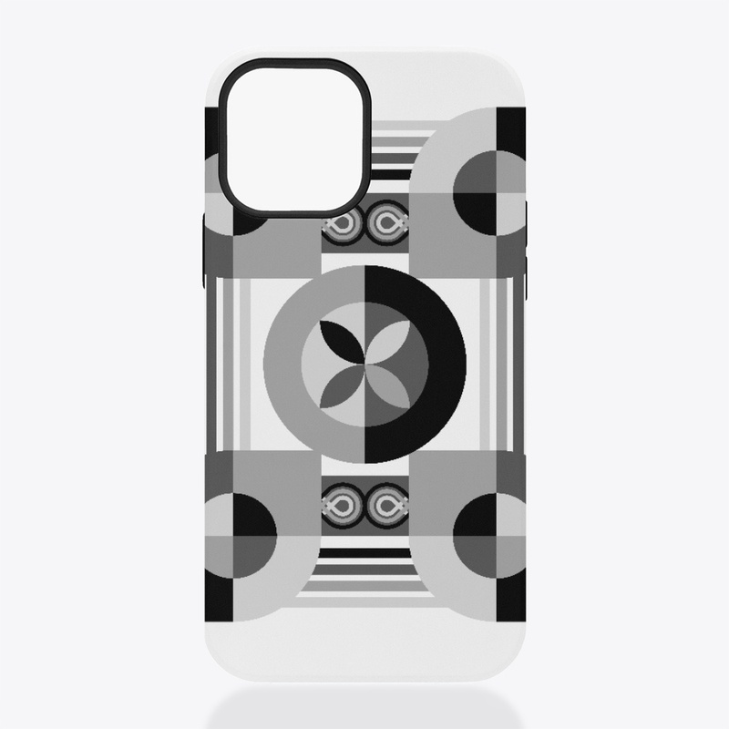 Tribal Geometric design monochromatic